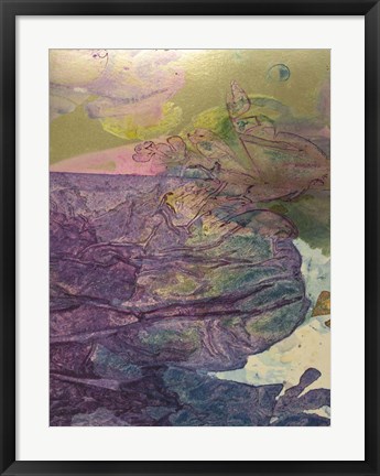 Framed Monet&#39;s Landscape V Print