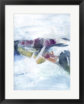 Framed Gliding on Ice I Print