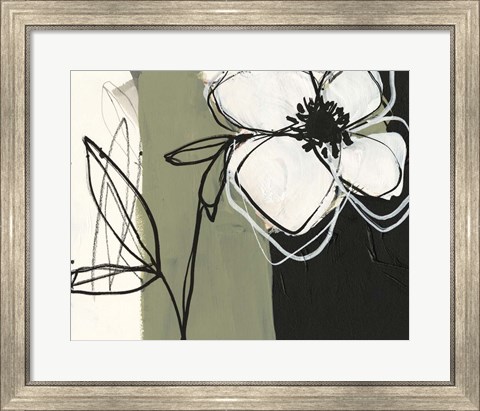 Framed Floral Synergy IV Print