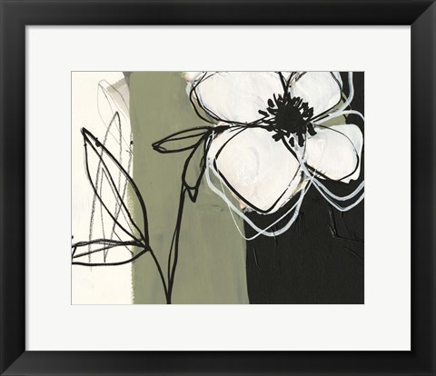 Framed Floral Synergy IV Print