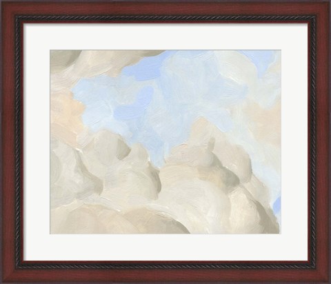 Framed Cloud Coast I Print