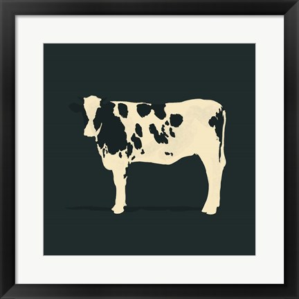 Framed Refined Holstein IV Print