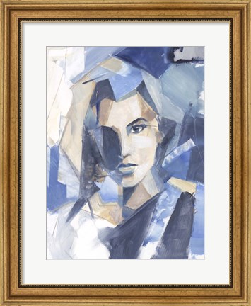 Framed Cubist Glamour II Print