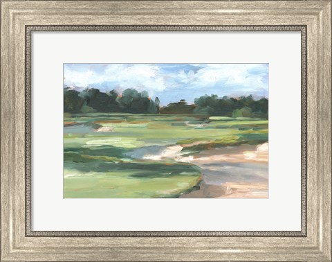 Framed Golf Course Study II Print