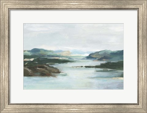 Framed Misty Cove I Print