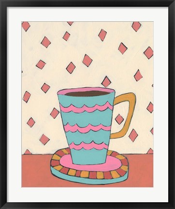 Framed Mid Morning Coffee I Print