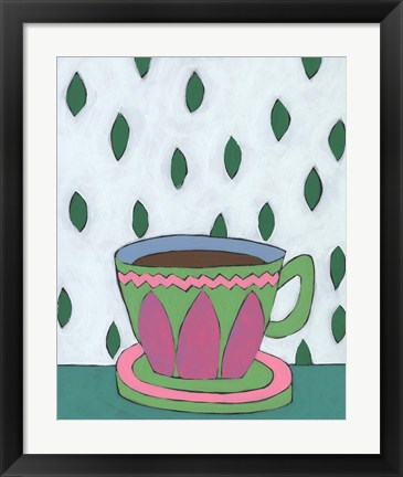 Framed Mid Morning Coffee IV Print