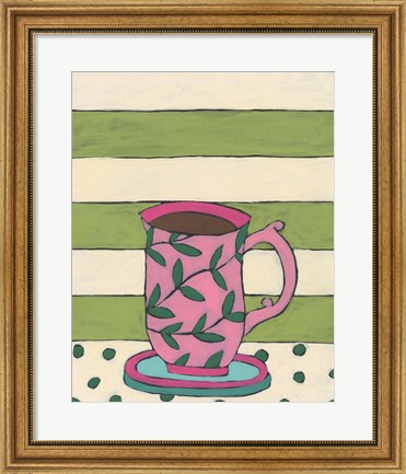 Framed Mid Morning Coffee VII Print