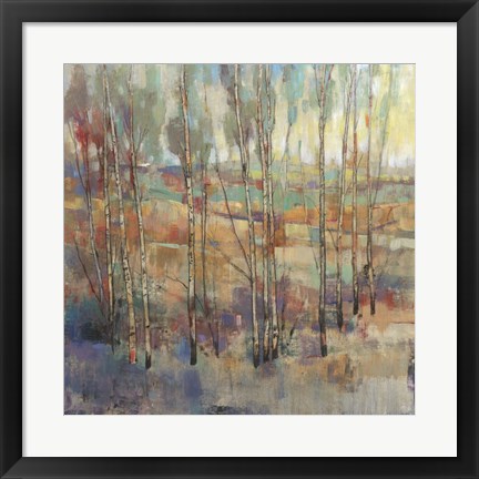 Framed Kaleidoscopic Forest II Print