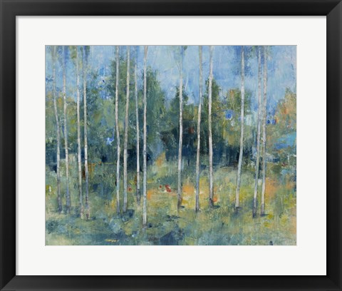 Framed Woodland View I Print