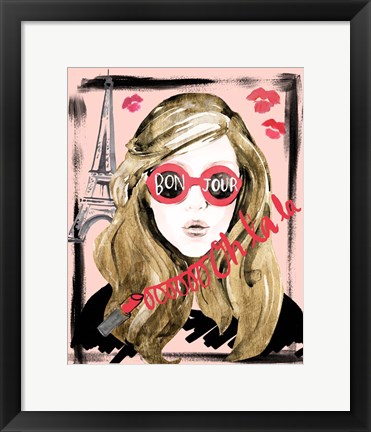 Framed Shades of Style II Print