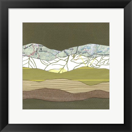 Framed Mountain Series #123 Print