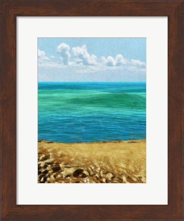 Framed Rocky Beachside II Print