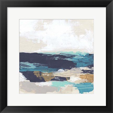 Framed Palette Coast II Print