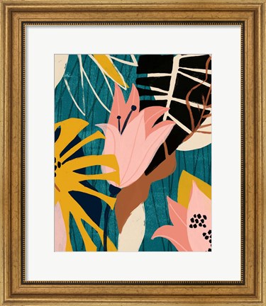 Framed Lily Lagoon II Print