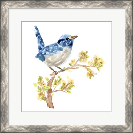 Framed Springtime Songbirds I Print
