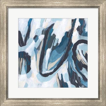 Framed Blue Tundra II Print