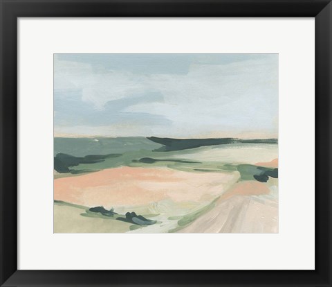 Framed Pastel Plains I Print