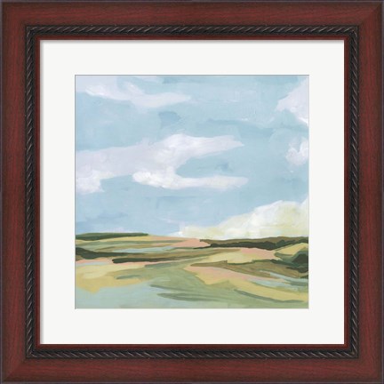 Framed Meadow Gold I Print