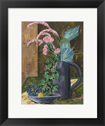 Framed Still Life Bouquet II Print