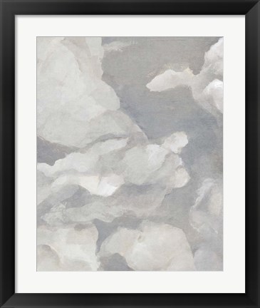 Framed Scattered Sky I Print