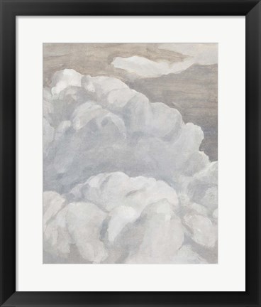 Framed Scattered Sky II Print