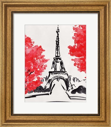 Framed Day in Paris I Print