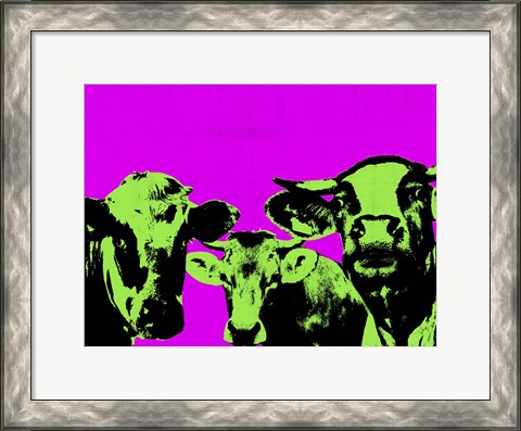 Framed Pop Art Farm VI Print