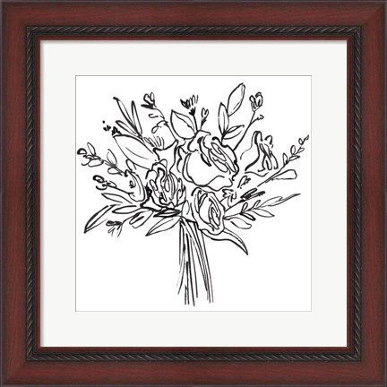 Framed Bouquet a Day I Print