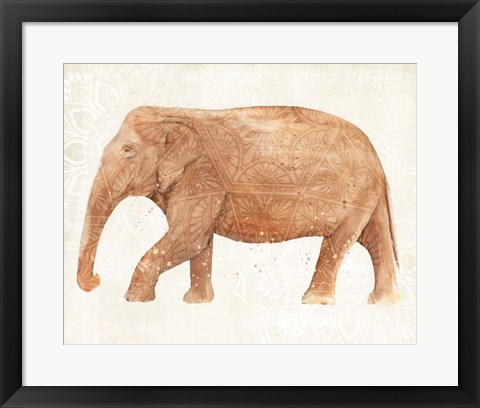 Framed Elephant Wisdom II Print