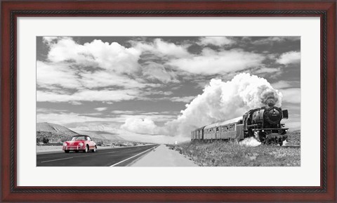 Framed Interstate &#39;59 (red) Print