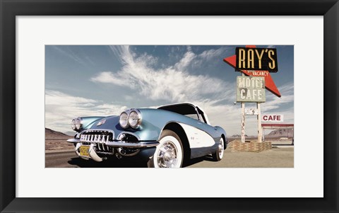 Framed Cruisin&#39; USA Print