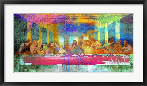 Framed Last Supper 2.0 Print