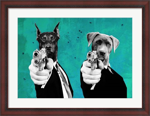 Framed Reservoir Dogs (Pop Version) Print