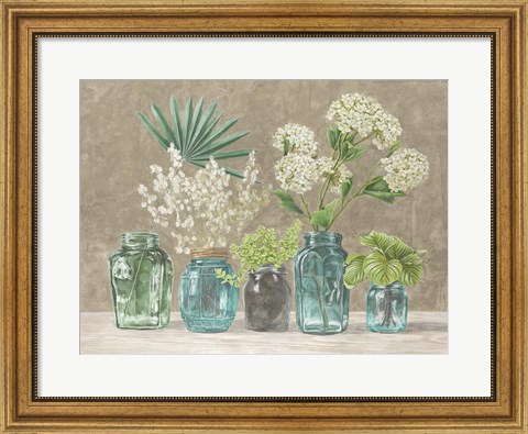 Framed Spring Arrangement II (neutral) Print