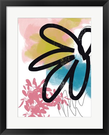 Framed Pop Flower No. 2 Print