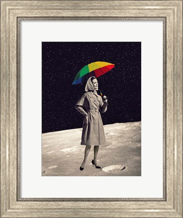 Framed Moon Walk Print