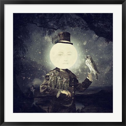 Framed Full Moon Print