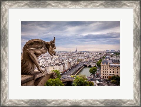 Framed Guardian of the City I Print