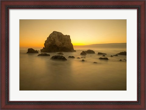 Framed Mendocino Coast Meditation Print