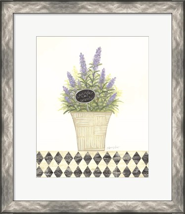 Framed Lavender Serenity Print