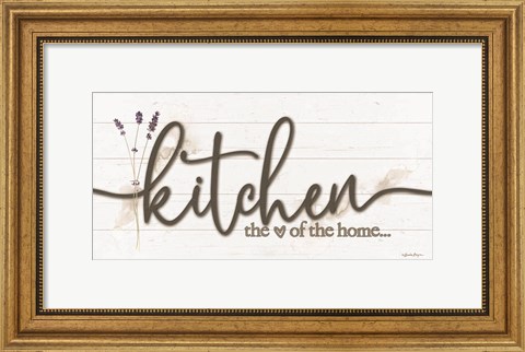 Framed Kitchen - the Heart of the Home Print