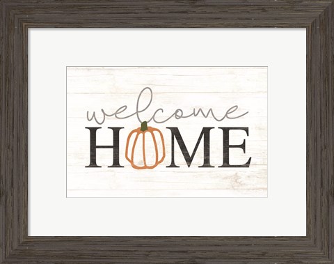 Framed Welcome Home Print