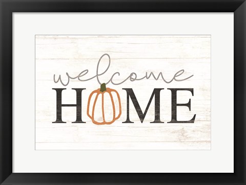 Framed Welcome Home Print