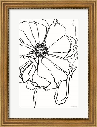 Framed Peace Within the Folds Print