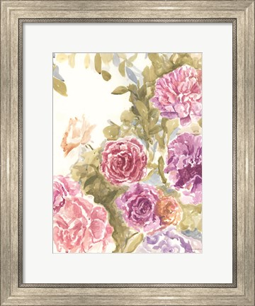 Framed Purple and Pink Hues Print