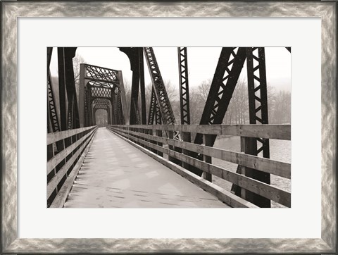 Framed Old Railroad Bridge Print