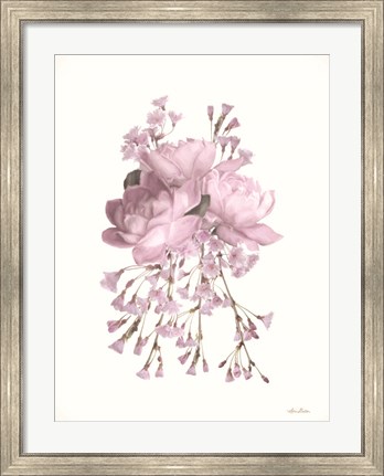 Framed Roses and Blossoms I Print
