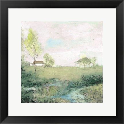 Framed Peaceful Country 2 Print