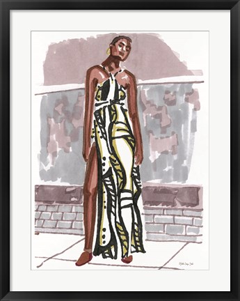 Framed Fashion in the City 1 Print